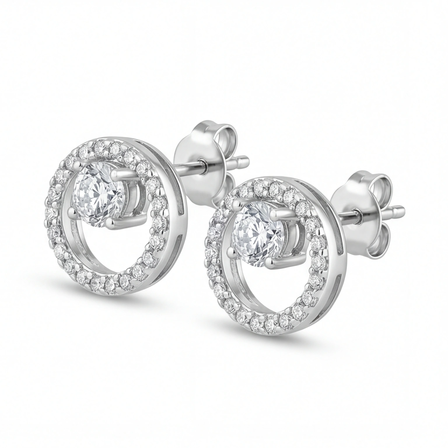 Adeline Circle Studs - Image 2