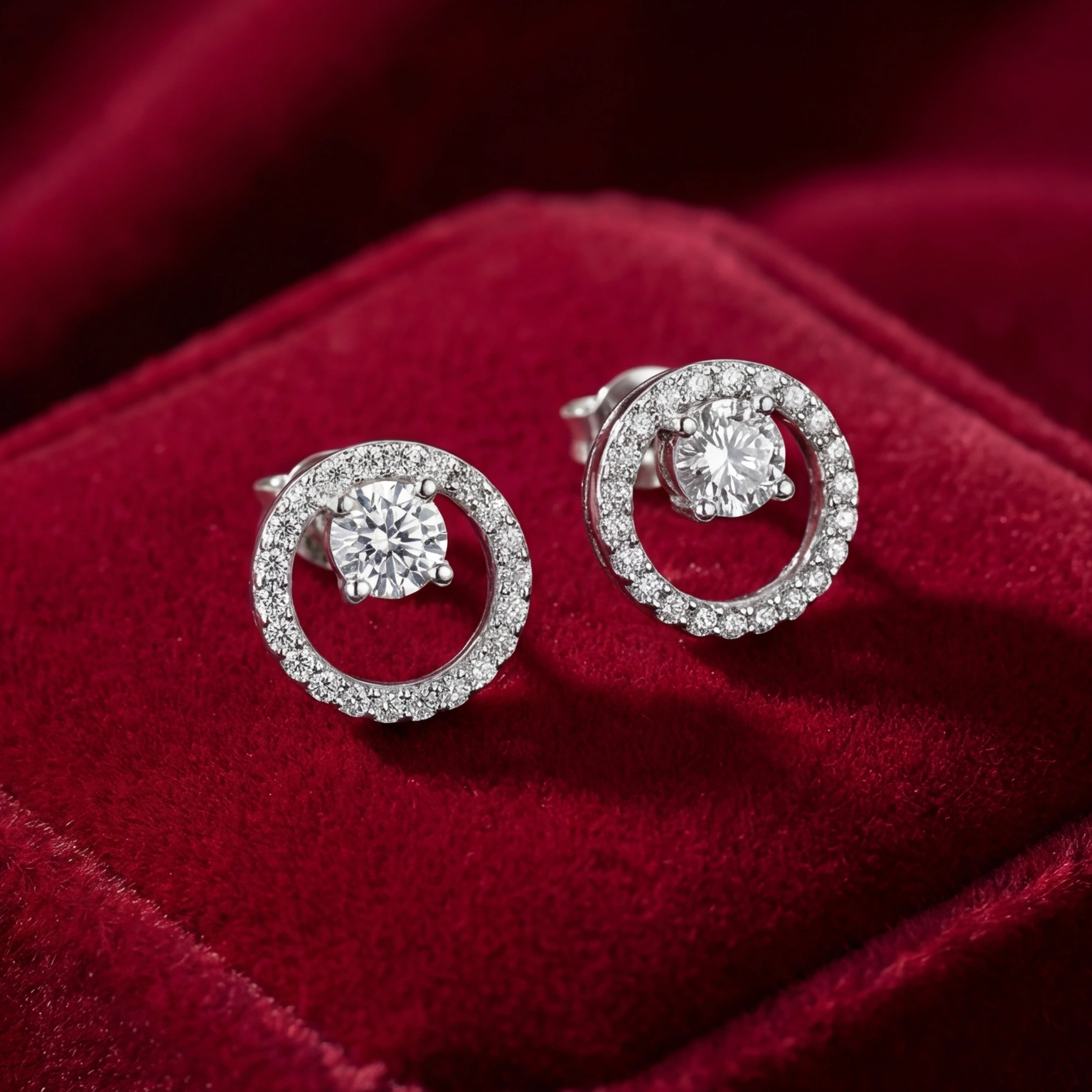 Adeline Circle Studs - Image 3
