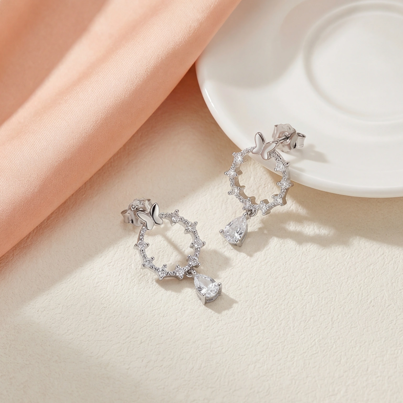 Ayla Butterfly Heart Drops - Image 3