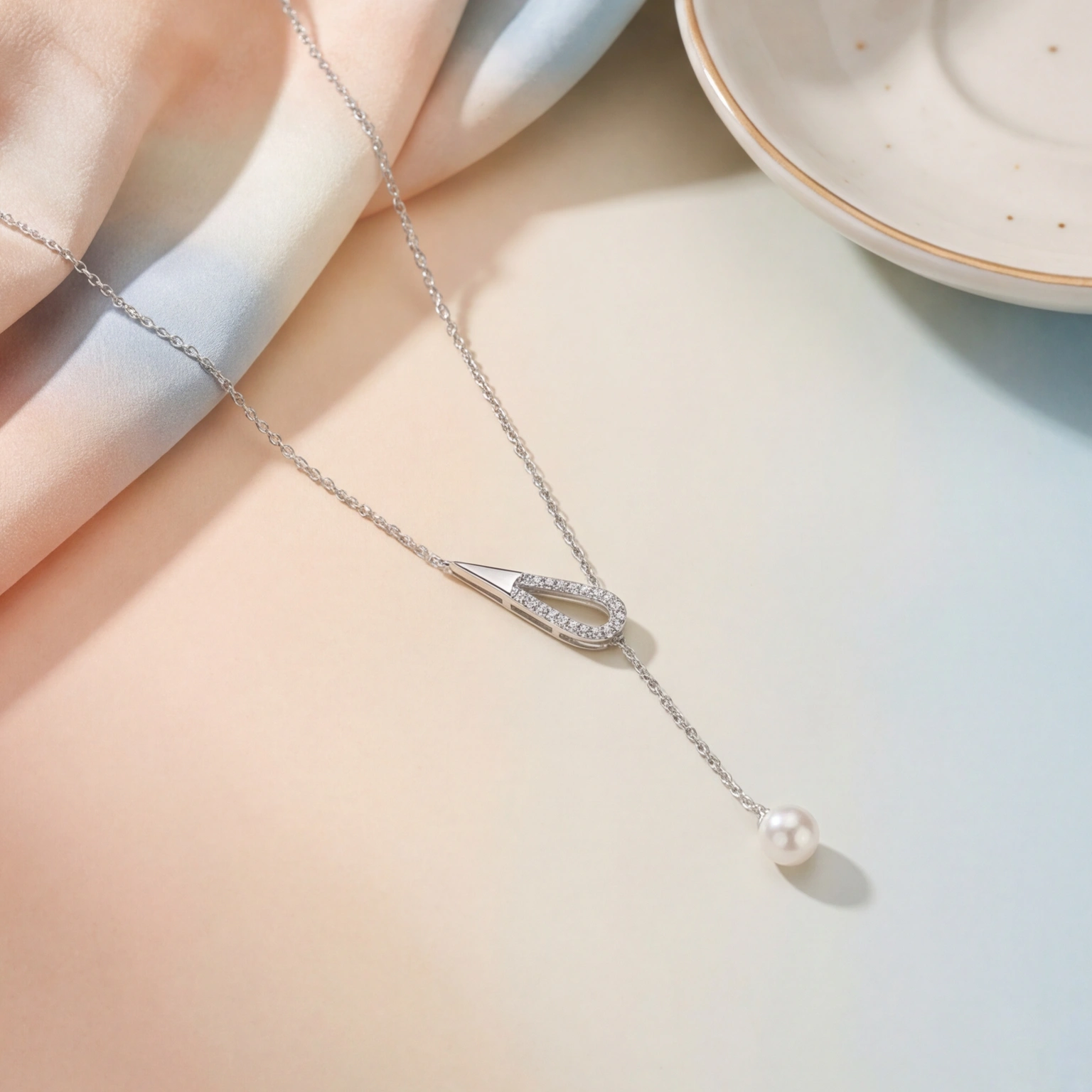 Teardrop Pear Necklace - Image 3