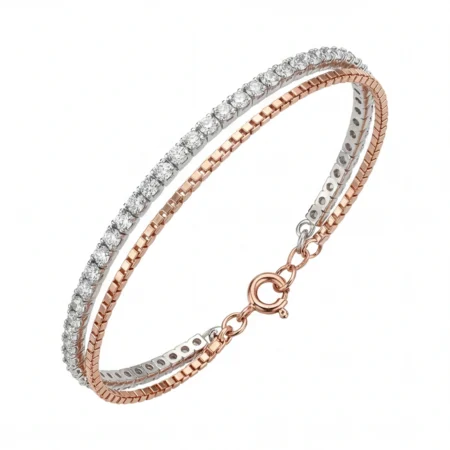 Paris Dual Tennis Bracelet