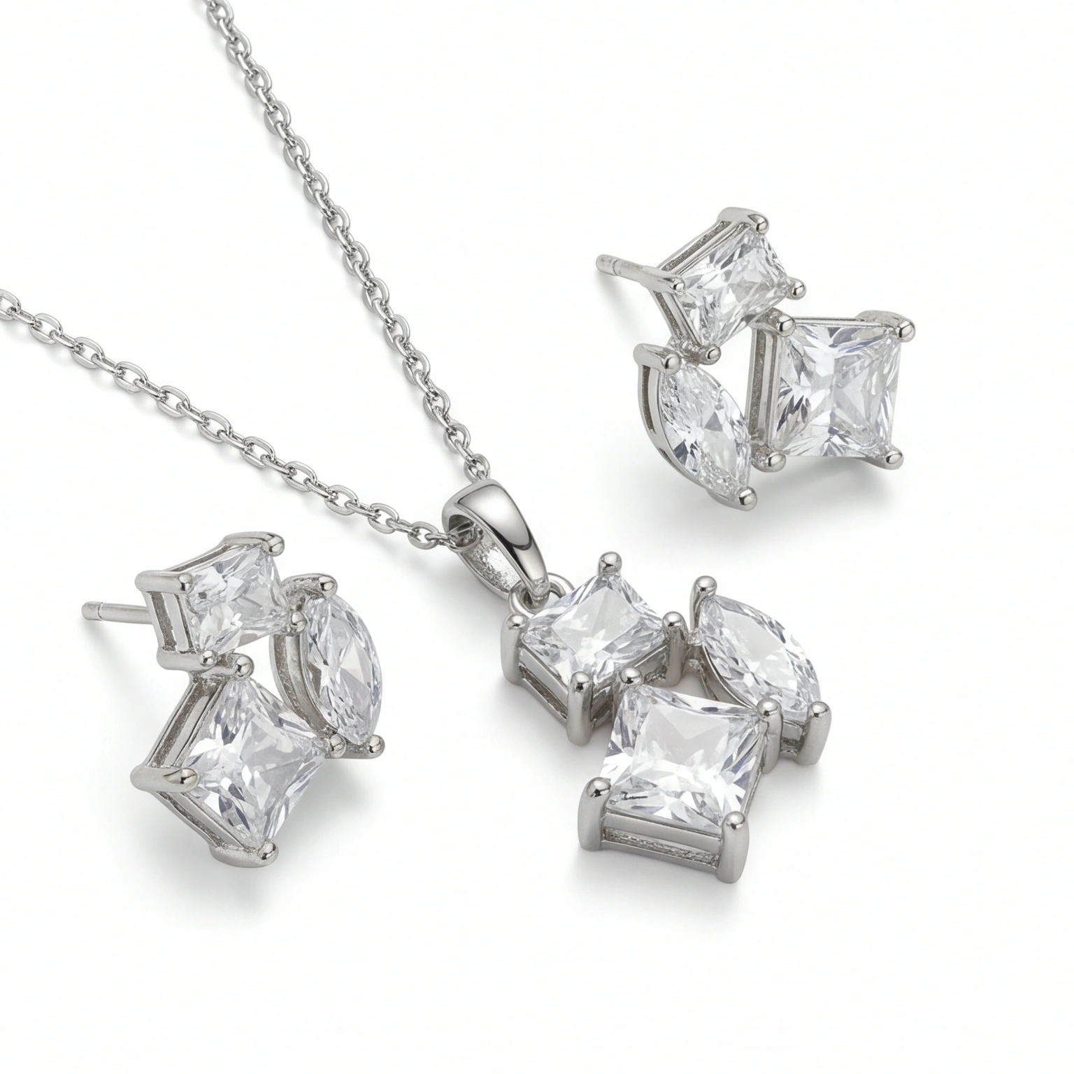 Prism Set Necklace - Image 2