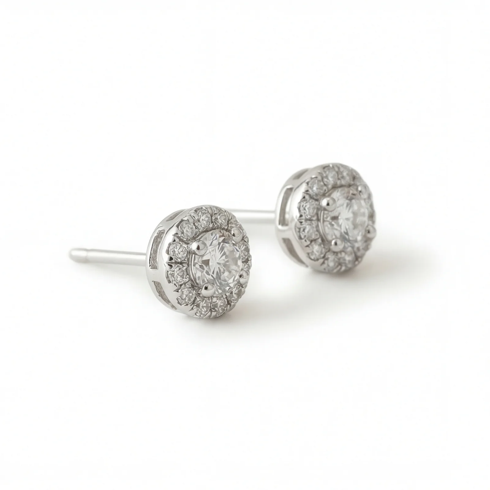 Zuri Classic Halo Studs - Image 2