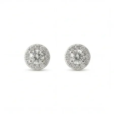 Zuri Classic Halo Studs